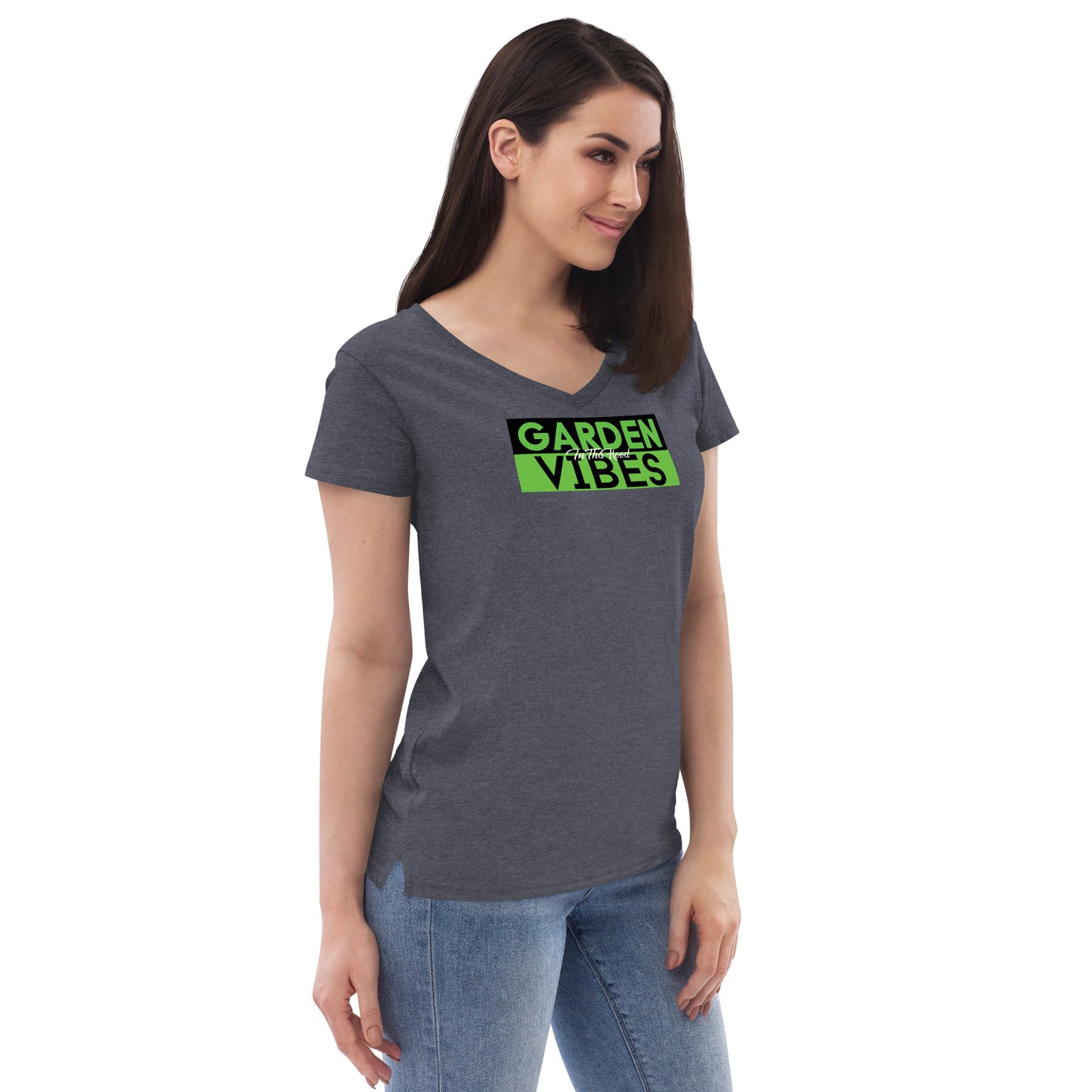 Garden Vibes V Neck T-shirt