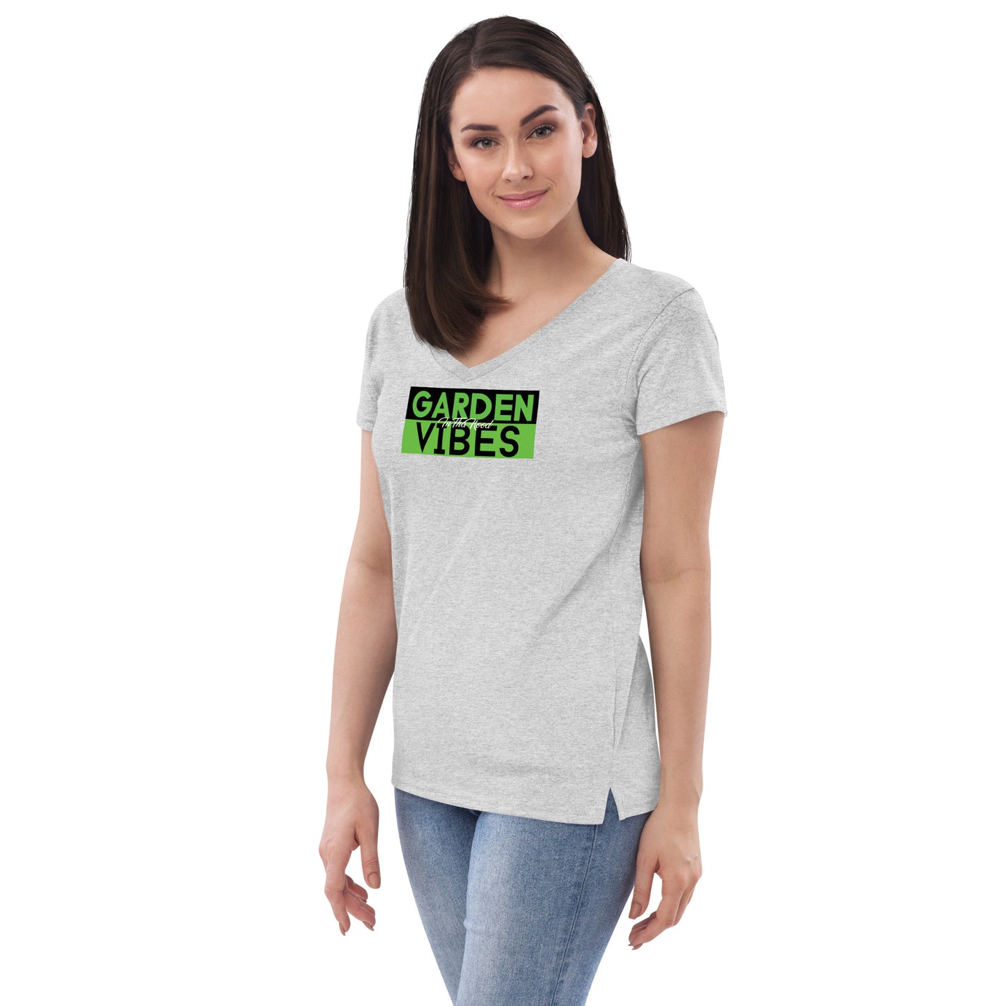 Garden Vibes V Neck T-shirt